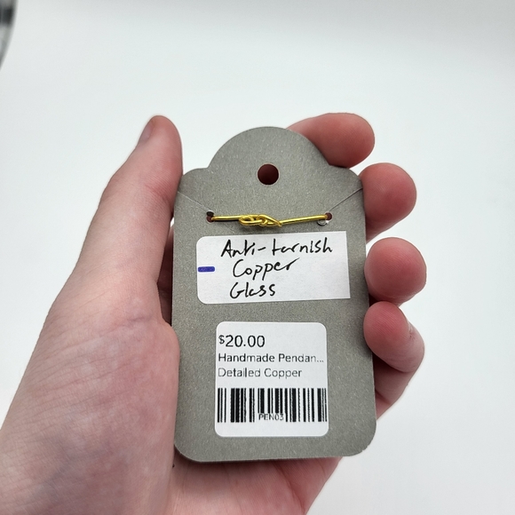 Halloween pumpkin tree of life pendant handmade by me - Picture 3 of 4